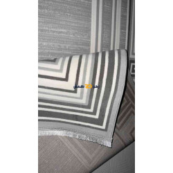 سجاد تركي الاطار برواز مودرن اوركيد رصاصي مقاس 50*80