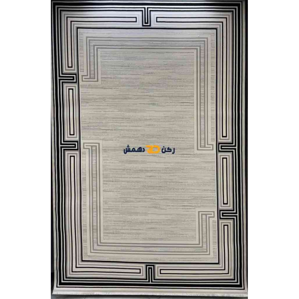 سجاد تركي الاطار برواز مودرن اوركيد اسود مقاس 400*500