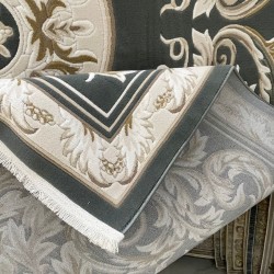 سجاد القصور تركي كراون نقش فرنسي تركي 41170A بترول مقاس 80*150 سجاد القصور تركي كراون نقش فرنسي تركي 41170A بترول مقاس 80*150