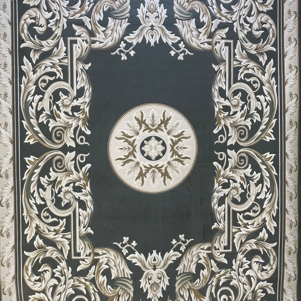 سجاد القصور تركي كراون نقش فرنسي تركي 41170A بترول مقاس 80*150