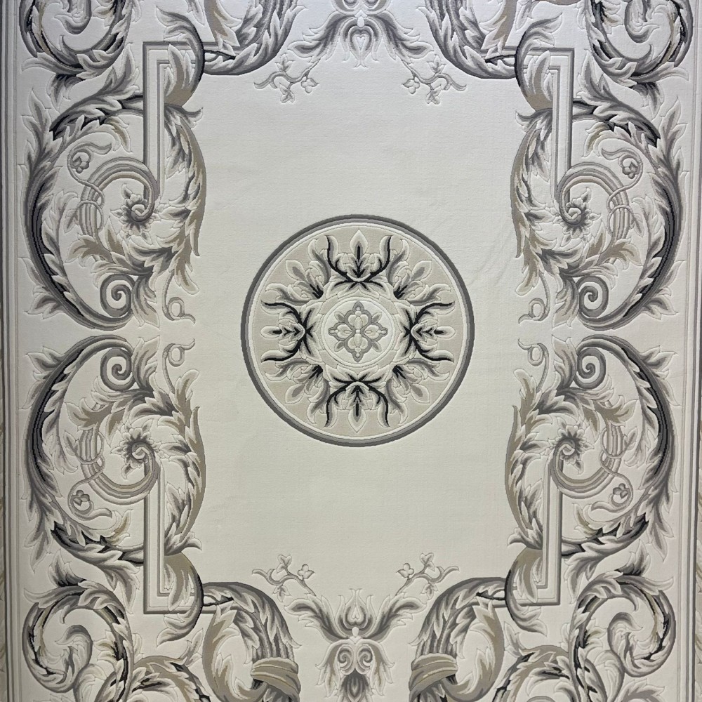 سجاد القصور تركي كراون نقش فرنسي تركي 41170A كريم اسود مقاس 80*150 سجاد القصور تركي كراون نقش فرنسي تركي 41170A كريم اسود مقاس 80*150