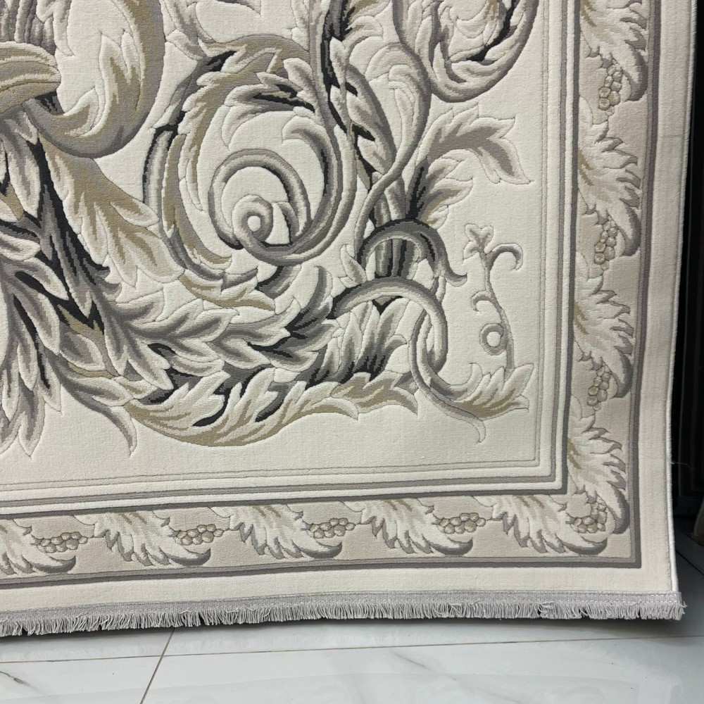 سجاد القصور تركي كراون نقش فرنسي تركي 41170A كريم اسود مقاس 80*150 سجاد القصور تركي كراون نقش فرنسي تركي 41170A كريم اسود مقاس 80*150