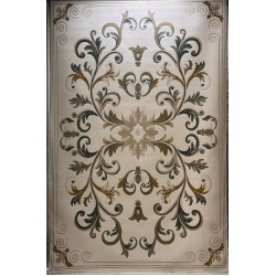 سجاد تركي ايفل 41180A كريم اخضر مقاس 50*80