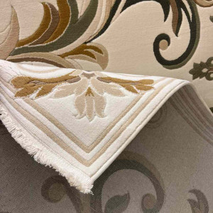 سجاد تركي ايفل 41180A كريم اخضر مقاس 400*600 سجاد تركي ايفل 41180A كريم اخضر مقاس 400*600