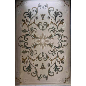 سجاد تركي ايفل 41180A اخضر بيج فاتح مقاس 400*500