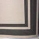 سجاد تركي اطار برواز فريم F498A كريم اسود مقاس 80*150