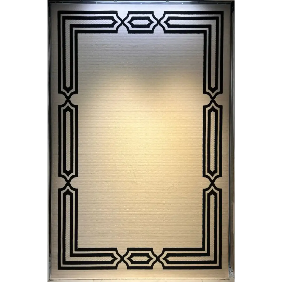 سجاد تركي اطار برواز فريم F604A كريم اسود مقاس 250*350 سجاد تركي اطار برواز فريم F604A كريم اسود مقاس 250*350