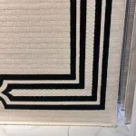 سجاد تركي اطار برواز فريم F604A كريم اسود مقاس 250*350 سجاد تركي اطار برواز فريم F604A كريم اسود مقاس 250*350