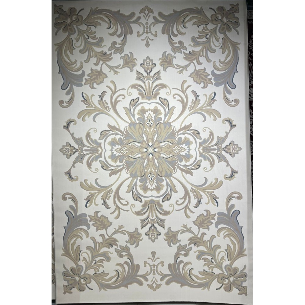 سجاد قصور تركي فرنسي 9002A بيج غامق مقاس 100*200