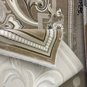 سجاد تركي جنيف نقش فرنسي 42111A بيج مقاس 80*150