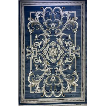 سجاد تركي جنيف نقش فرنسي 42111A سماوي مقاس 50*80