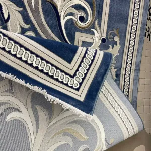 سجاد تركي جنيف نقش فرنسي 42111A سماوي مقاس 50*80