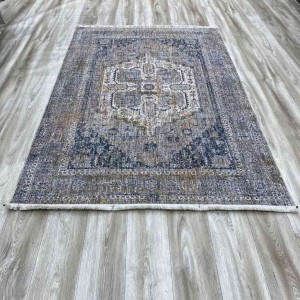 سجاد بلغاري هانوفر K079B  بيج فضي ازرق