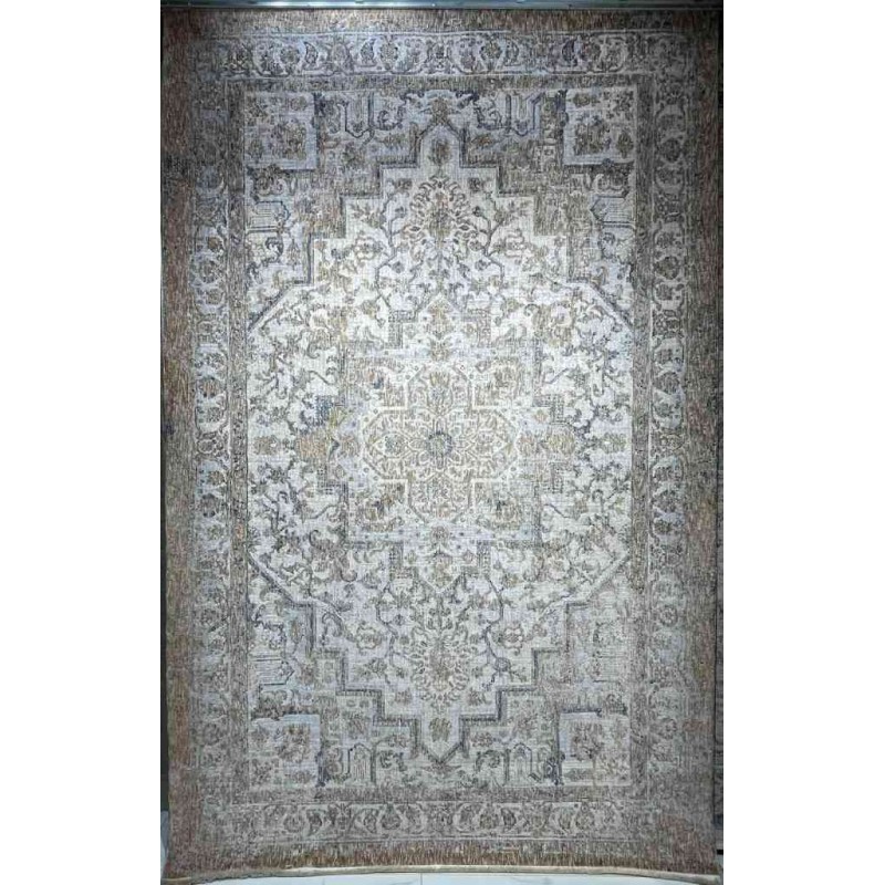 سجاد تركي هانوفر B566B بيج غامق رصاصي فاتح مقاس 300*400