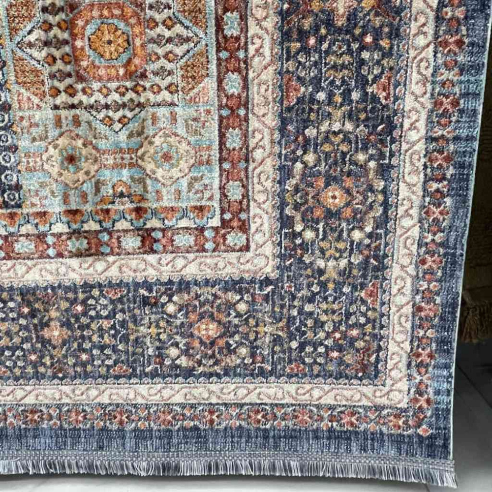 سجاد تركي هانوفر KM80A تركواز ازرق غامق مقاس 80*150 سجاد تركي هانوفر KM80A تركواز ازرق غامق مقاس 80*150