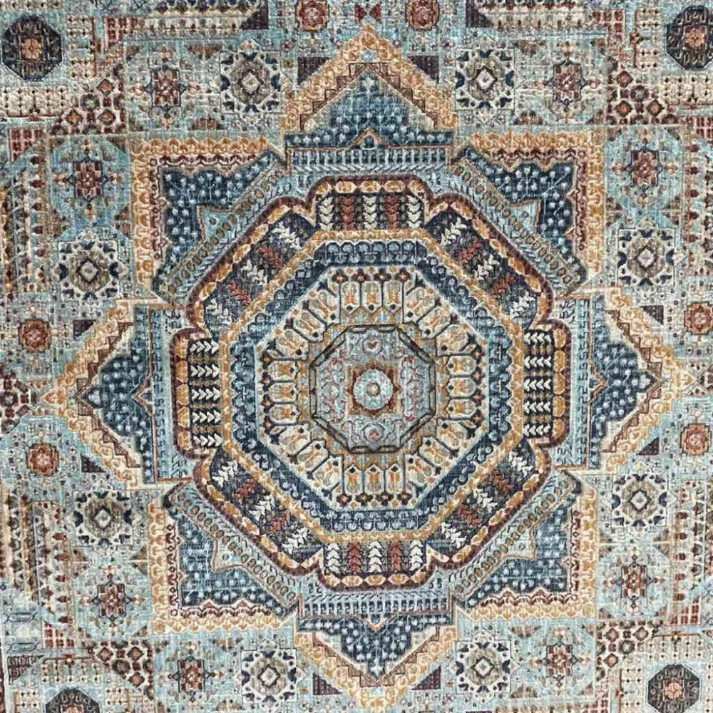 سجاد تركي هانوفر KM80A تركواز ازرق غامق مقاس 80*150 سجاد تركي هانوفر KM80A تركواز ازرق غامق مقاس 80*150