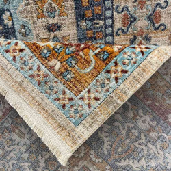 سجاد تركي هانوفر KM89A كريم تركواز مقاس 300*400 سجاد تركي هانوفر KM89A كريم تركواز مقاس 300*400