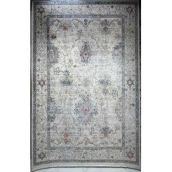 سجاد تركي هانوفر O117G بيج رصاصي فاتح مقاس 80*150