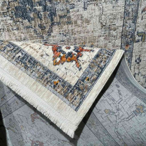 سجاد تركي هانوفر O117G بيج رصاصي فاتح مقاس 250*350