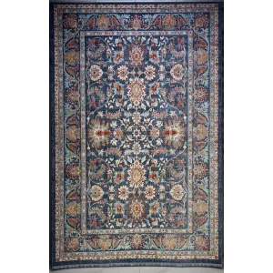 سجاد تركي هانوفر KM79A سماوي غامق كريم مقاس 150*220