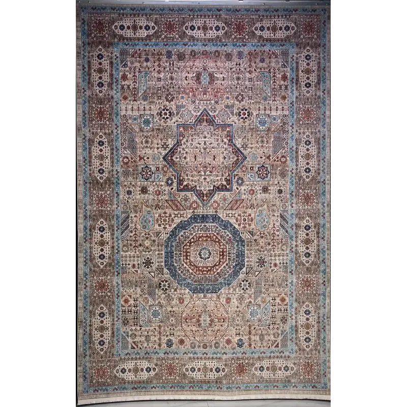 سجاد تركي هانوفر KM82A كريم زهري مقاس 200*300