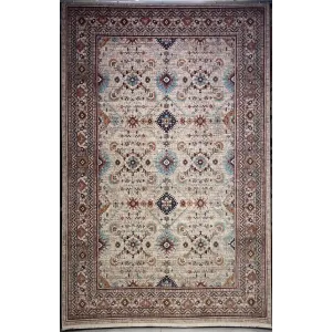 سجاد تركي هانوفر KM88A كريم بيج غامق مقاس 150*220