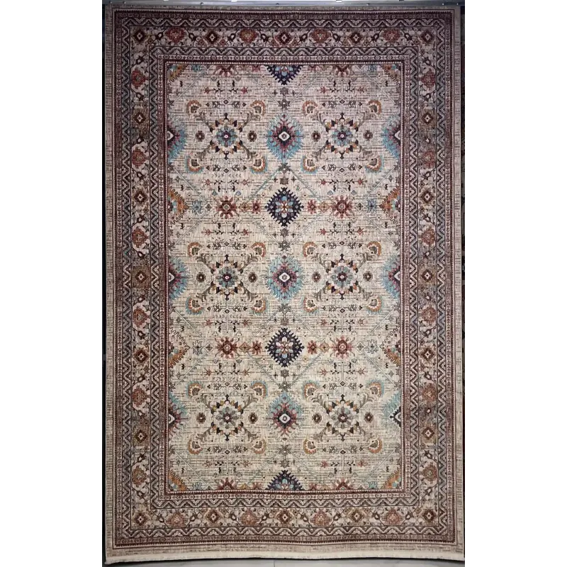سجاد تركي هانوفر KM88A كريم بيج غامق مقاس 150*220