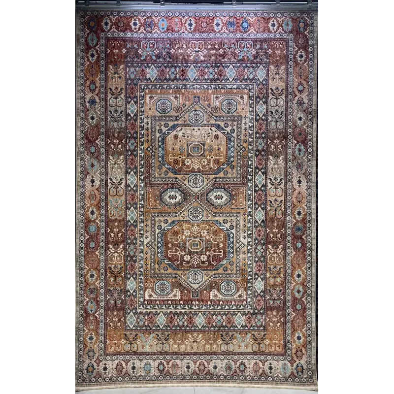 سجاد تركي هانوفر KM90A اورنج احمر مقاس 150*220