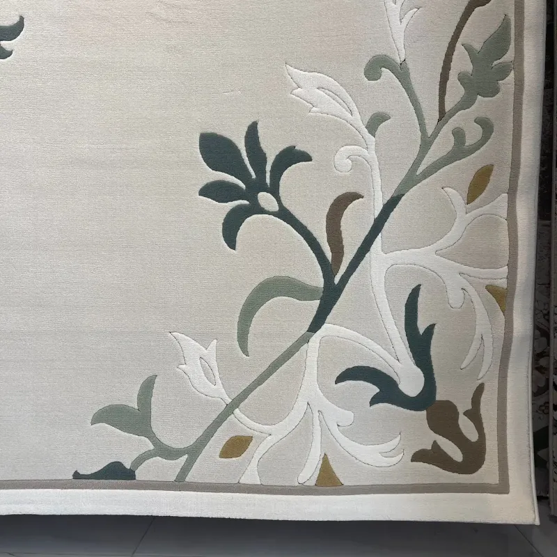 سجاد ايريس تركي N0597A اخضر مقاس 80*150 - سجاد فرنسي شرقي