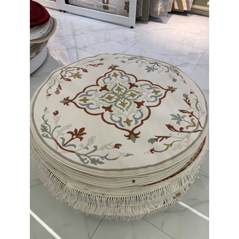 سجاد ايريس تركي N0597A تيرا دائري مقاس 150*150