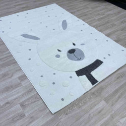 سجاد تركي اطفال كيدز A1224A اللون كريم مقاس 120*170