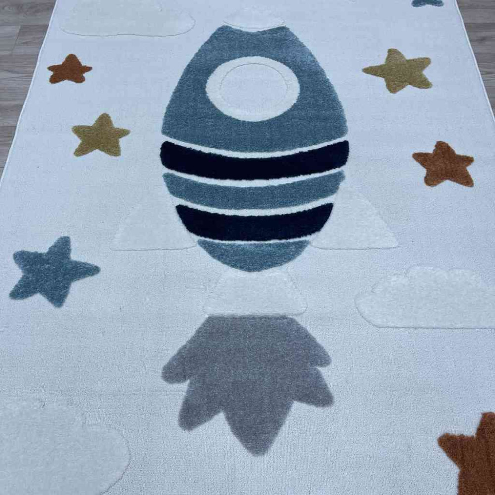 سجاد تركي اطفال كيدز A1531A اللون كريم مقاس 200*290 سجاد تركي اطفال كيدز A1531A اللون كريم مقاس 200*290