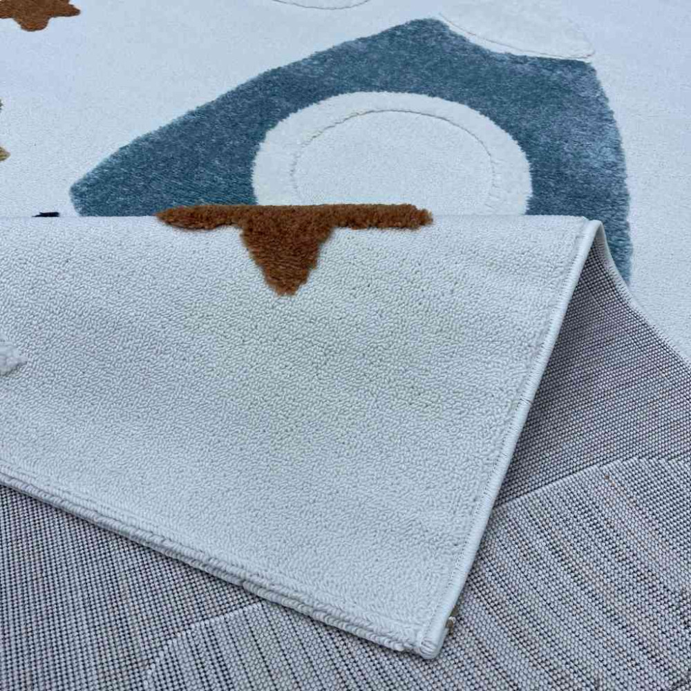 سجاد تركي اطفال كيدز A1531A اللون كريم مقاس 200*290 سجاد تركي اطفال كيدز A1531A اللون كريم مقاس 200*290