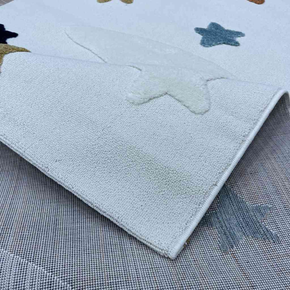 سجاد تركي اطفال كيدز A1534A اللون كريم مقاس 80*150 سجاد تركي اطفال كيدز A1534A اللون كريم مقاس 80*150