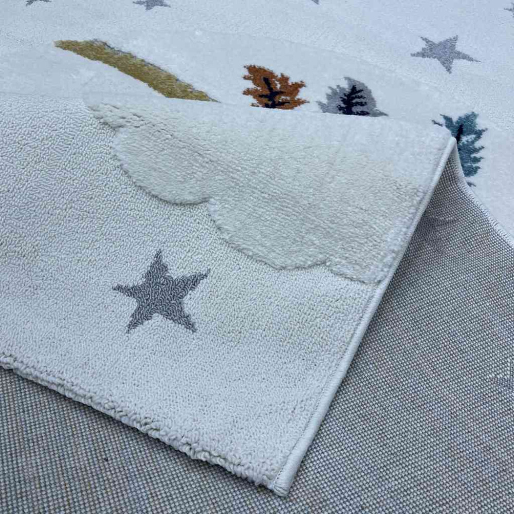 سجاد تركي اطفال كيدز A2703A اللون كريم مقاس 200*290