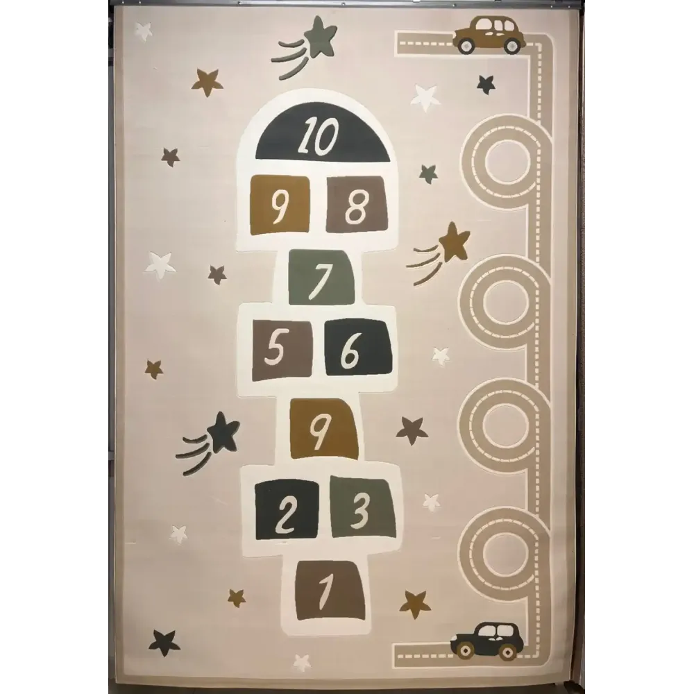 سجاد تركي اطفال كيدز بلاس 41653A اللون كريم مقاس 200*300