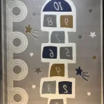 سجاد تركي اطفال كيدز بلاس 41653A اللون رصاصي فاتح مقاس 200*300