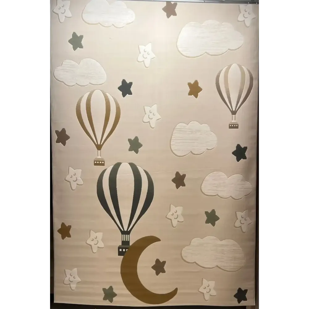 سجاد تركي اطفال كيدز بلاس 441558A اللون كريم مقاس 80*150