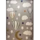 سجاد تركي اطفال كيدز بلاس 441558A اللون رصاصي فاتح مقاس 80*150
