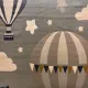 سجاد تركي اطفال كيدز بلاس 41561A اللون سماوي فاتح مقاس 80*150