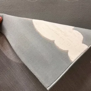 سجاد تركي اطفال كيدز بلاس 41565A اللون سماوي فاتح مقاس 80*150