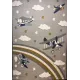 سجاد تركي اطفال كيدز بلاس 42365A اللون رصاصي فاتح مقاس 80*150