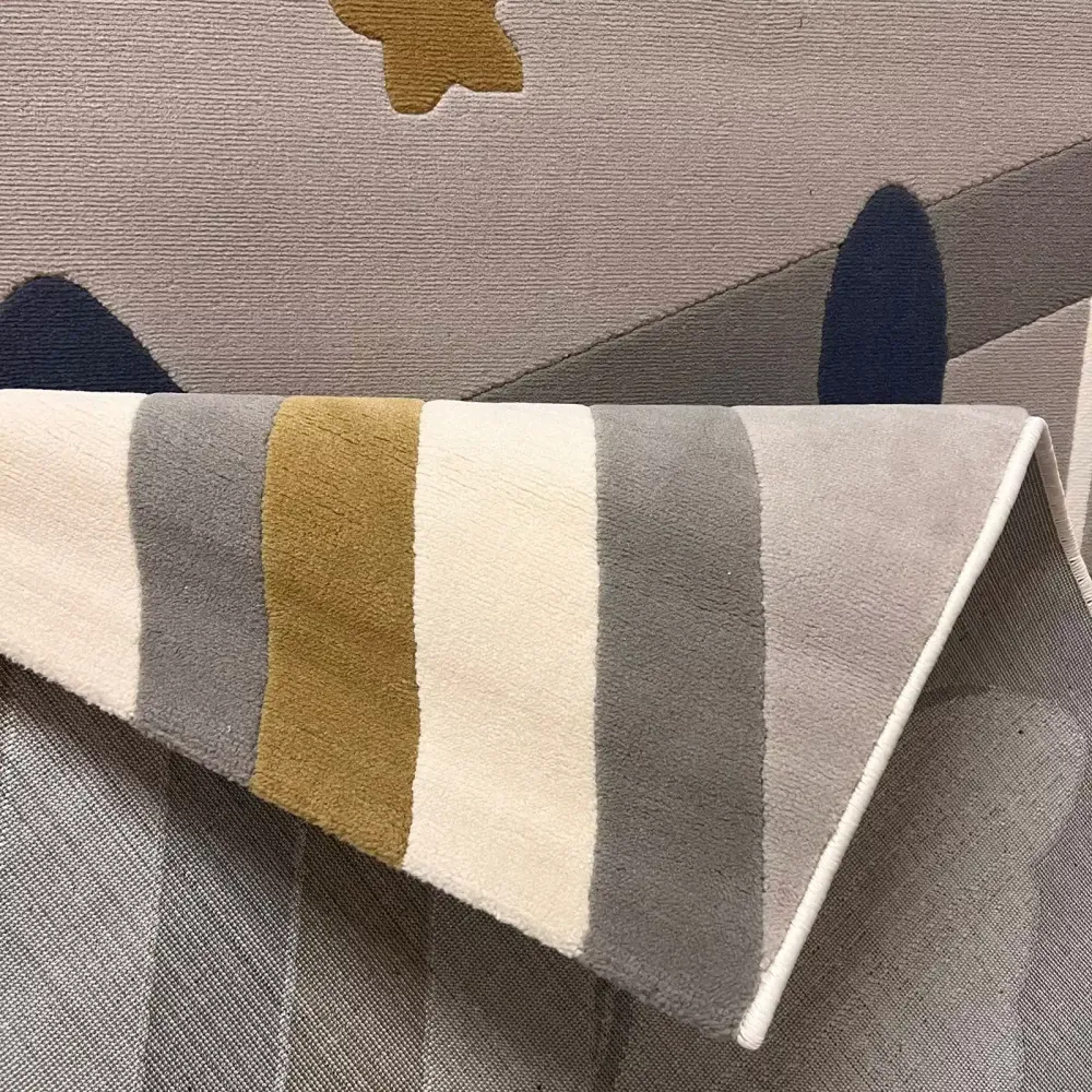 سجاد تركي اطفال كيدز بلاس 42365A اللون رصاصي فاتح مقاس 80*150