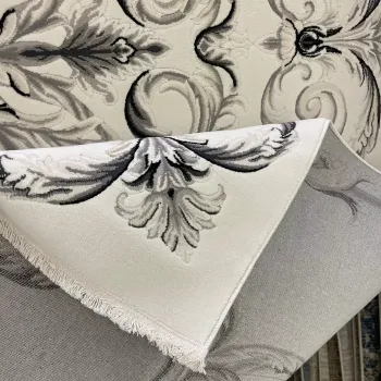 سجاد تركي لندن 41249A كريم اسود مقاس 200*300