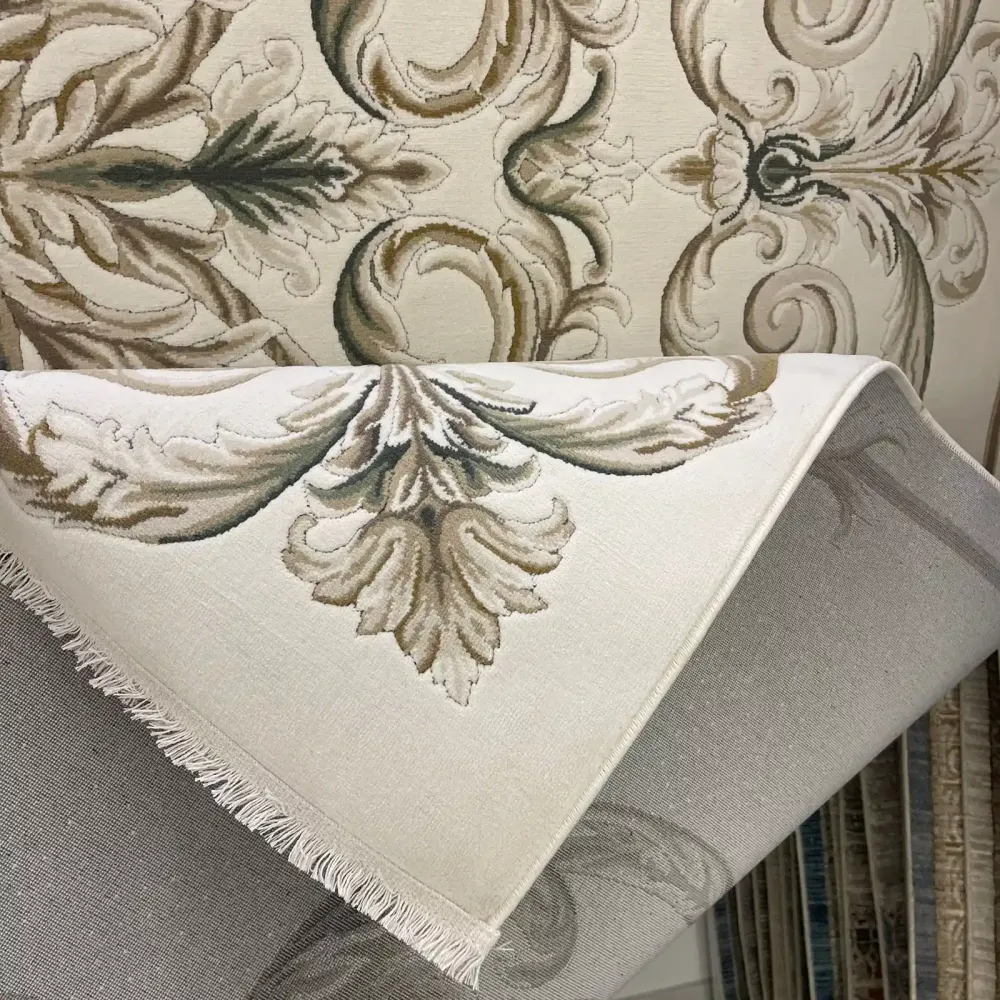 سجاد تركي لندن 41249A كريم اخضر مقاس 200*300 سجاد تركي لندن 41249A كريم اخضر مقاس 200*300