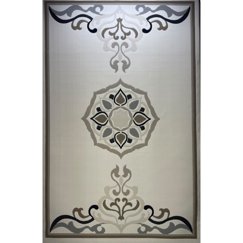 سجاد تركي لافندر N0598A اسود مقاس 400*500