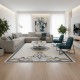سجاد تركي لافندر N0598A رصاصي ميكس مقاس 400*500