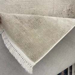 سجاد تركي مودرن لافيش 37842A كريم بيج مقاس 100*300