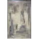 سجاد تركي مودرن لافيش 37842A كريم سماوي مقاس 400*500