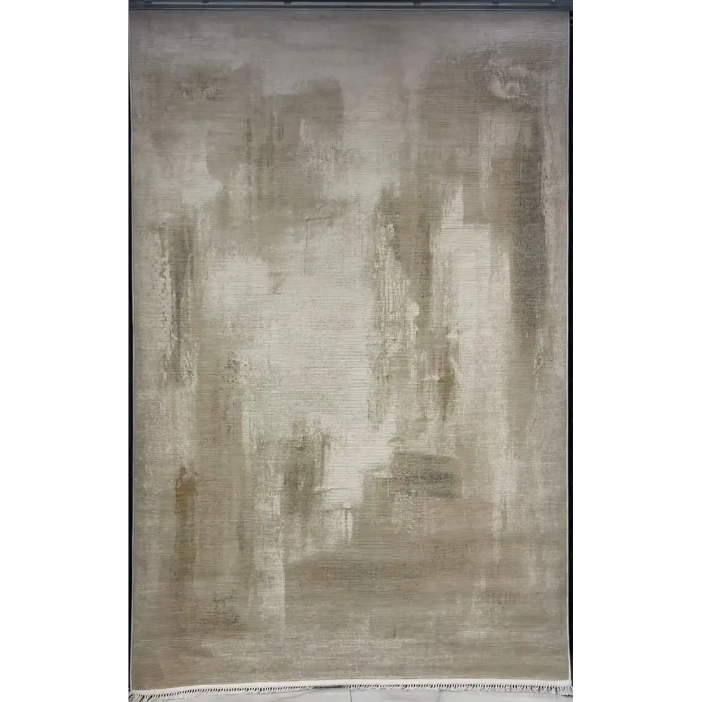 سجاد تركي مودرن لافيش 37842A كريم ذهبي مقاس 50*80